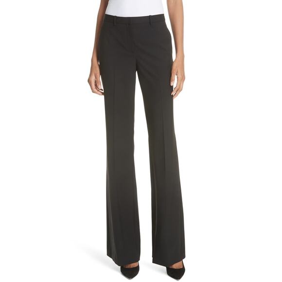 Theory Demitria 2 Stretch Good Wool Suit Pants Black - 6 - Picture 1 of 5